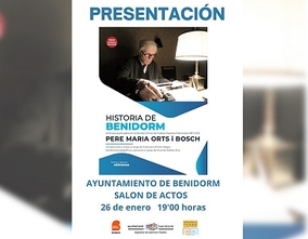 El libro ‘Historia de Benidorm’ se presenta este jueves y se estructura en temáticas para facilitar la lectura de los escritos del que fuera Cronista Oficial de la ciudad