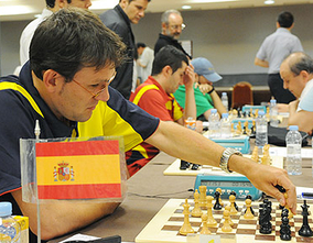 Cerca de sesenta ajedrecistas ciegos disputan en Benidorm el Open FEDC