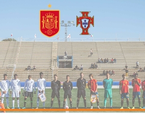 Partido amistoso selección Española U16M frente a la selección de Portugal U16M