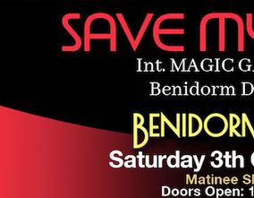 Benidorm Palace SAVE MY LIFE 5, gala benéfica a favor de BENIDORM DOG HOMING.