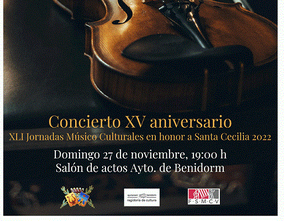 Concierto del XV aniversario de la Orquesta de la Unión Musical de Benidorm